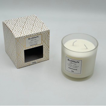 شمعه عطرية زجاج 400غرام 