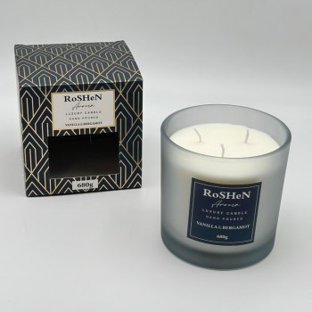 شمعه عطرية زجاج 680غرام 