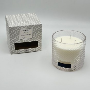 شمعه عطرية زجاج 600غرام 