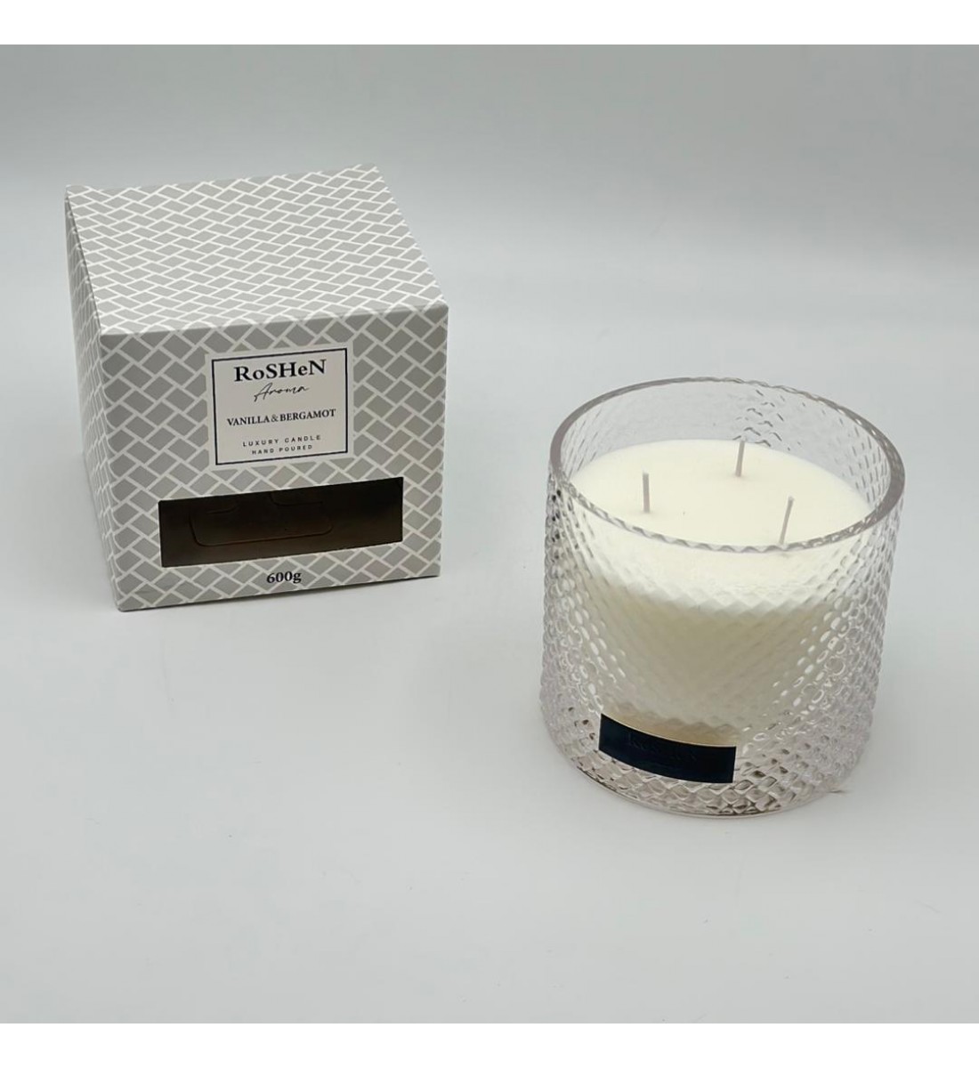 شمعه عطرية زجاج 600غرام 