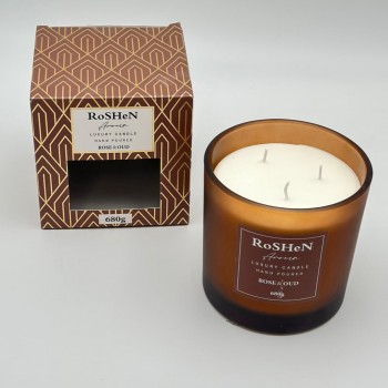 شمعه عطرية زجاج 680غرام 