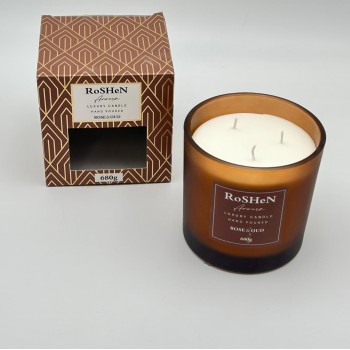 شمعه عطرية زجاج 680غرام 