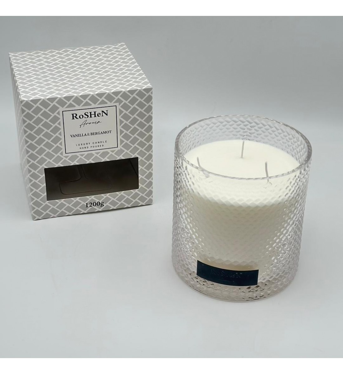 شمعه عطرية زجاج 1200غرام 