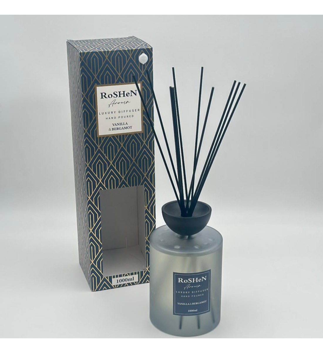 فواحه عطرية مع عيدان زجاج1000 مل 