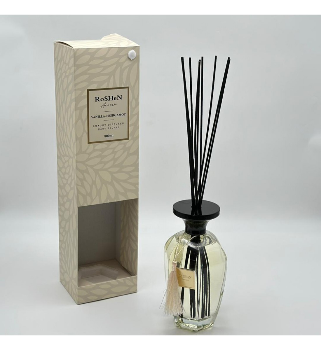 فواحه عطرية مع عيدان زجاج800 مل فواحه عطرية مع عيدان زجاج800 مل