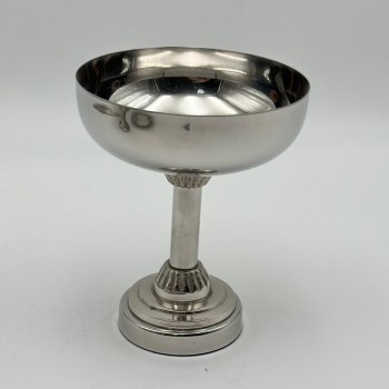 صحن تقديم معدنية فاخرة – تصميم أنيق وعصري15×12×12سم 