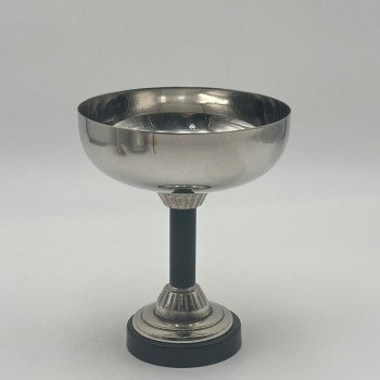 صحن تقديم معدنية فاخرة – تصميم أنيق وعصري15×12×12سم 