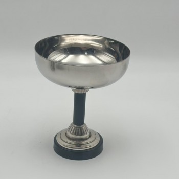 صحن تقديم معدنية فاخرة – تصميم أنيق وعصري15×12×12سم 