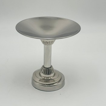 صحن تقديم معدنية فاخرة – تصميم أنيق وعصري13×13×13سم 