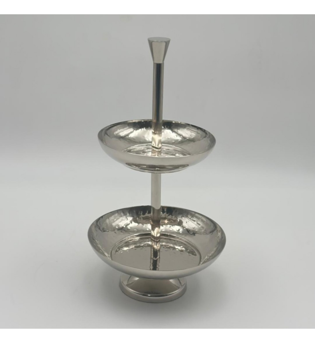 صحن تقديم معدنية فاخرة – تصميم أنيق وعصري29×15×15سم 