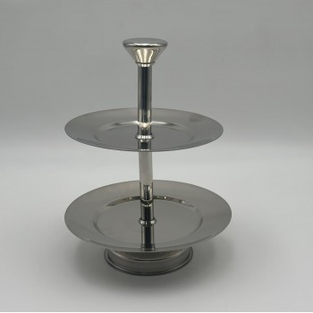 صحن تقديم معدنية فاخرة – تصميم أنيق وعصري29×20×20سم 