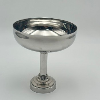 صحن تقديم معدنية فاخرة – تصميم أنيق وعصري16×16×17سم 