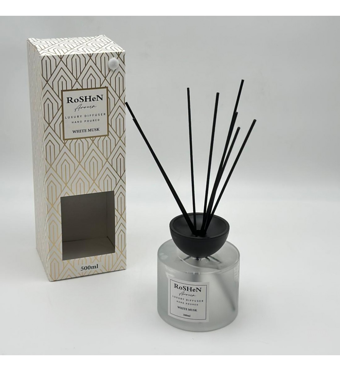 فواحه عطرية مع عيدان زجاج500 مل 