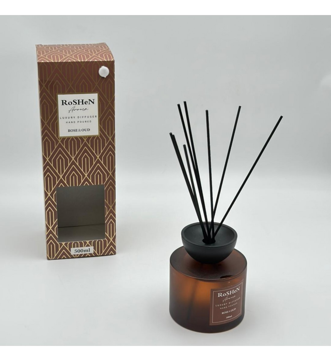 فواحه عطرية مع عيدان زجاج500 مل 