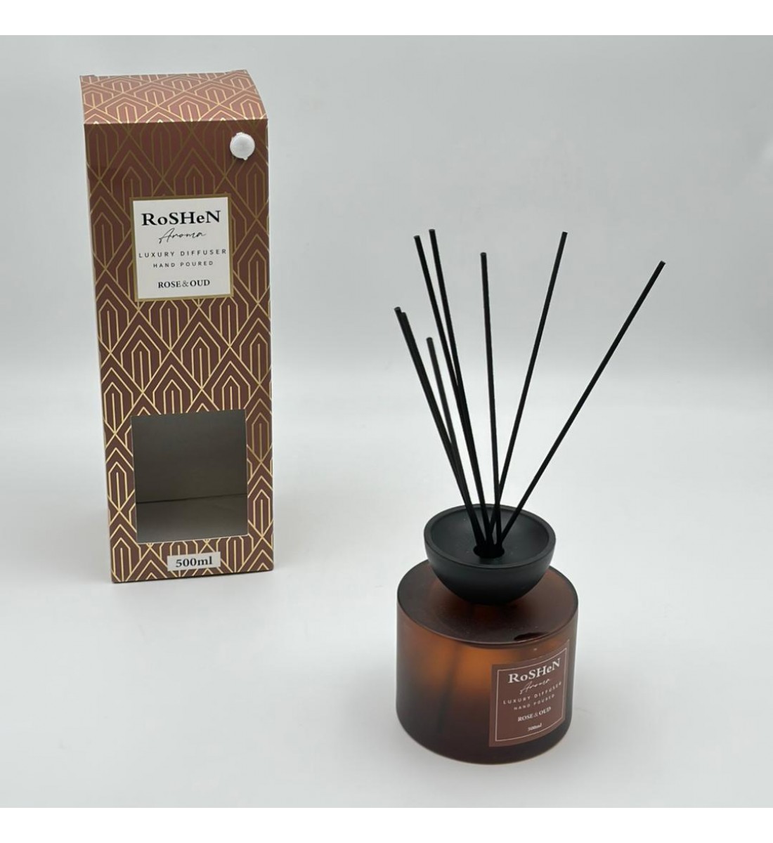 فواحه عطرية مع عيدان زجاج500 مل 