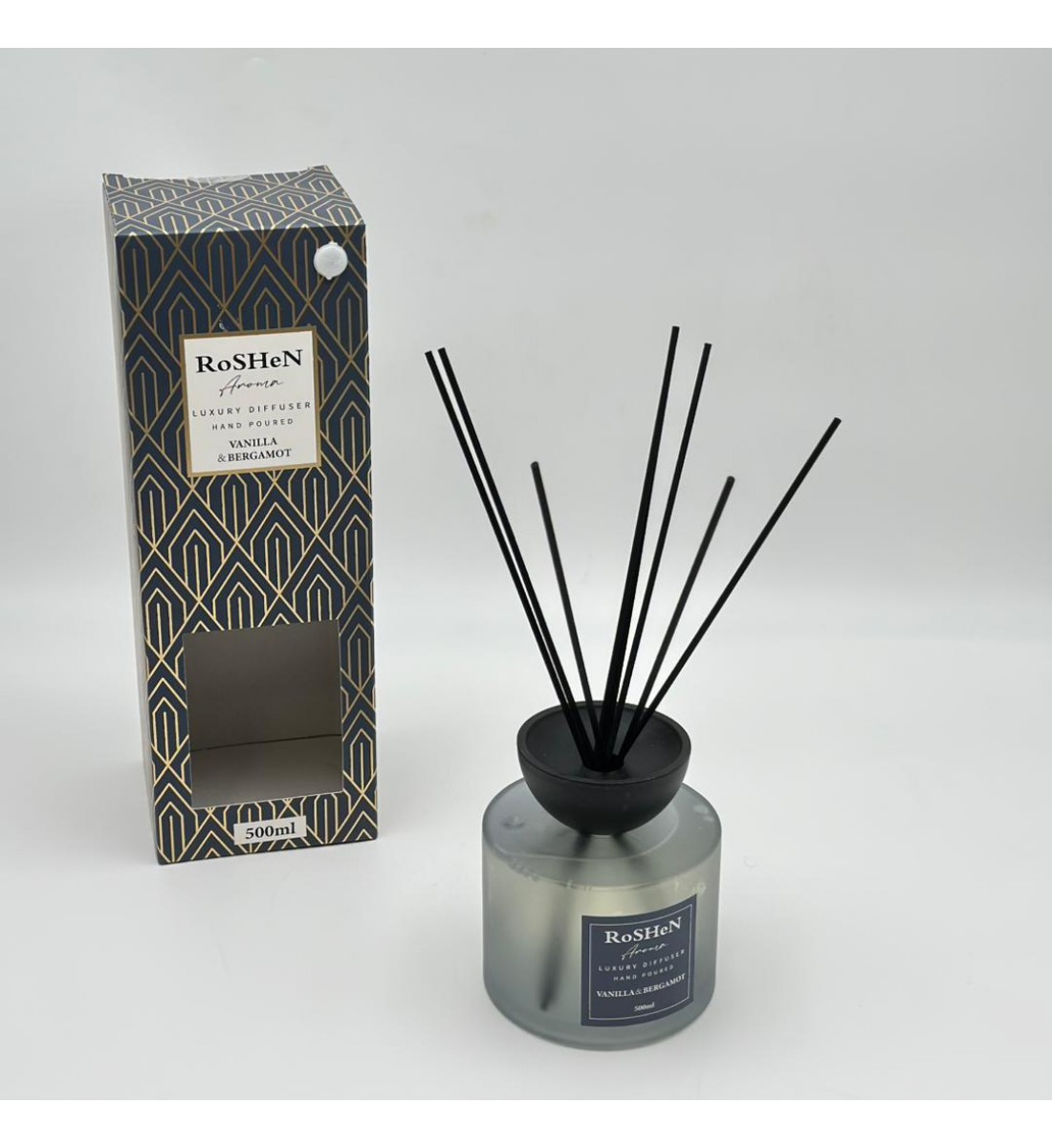 فواحه عطرية مع عيدان زجاج500 مل 