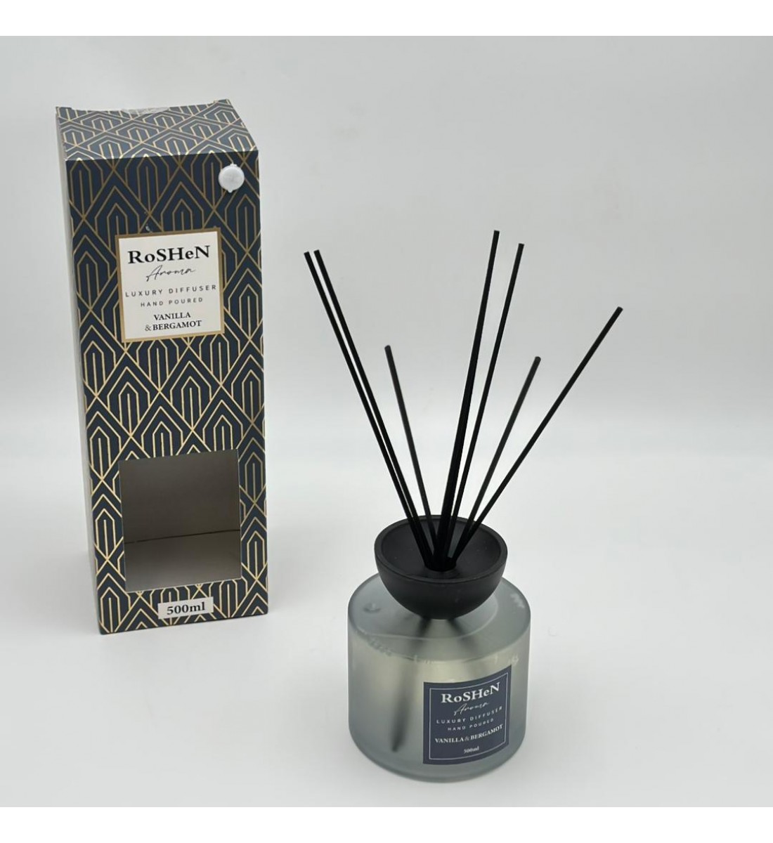 فواحه عطرية مع عيدان زجاج500 مل 