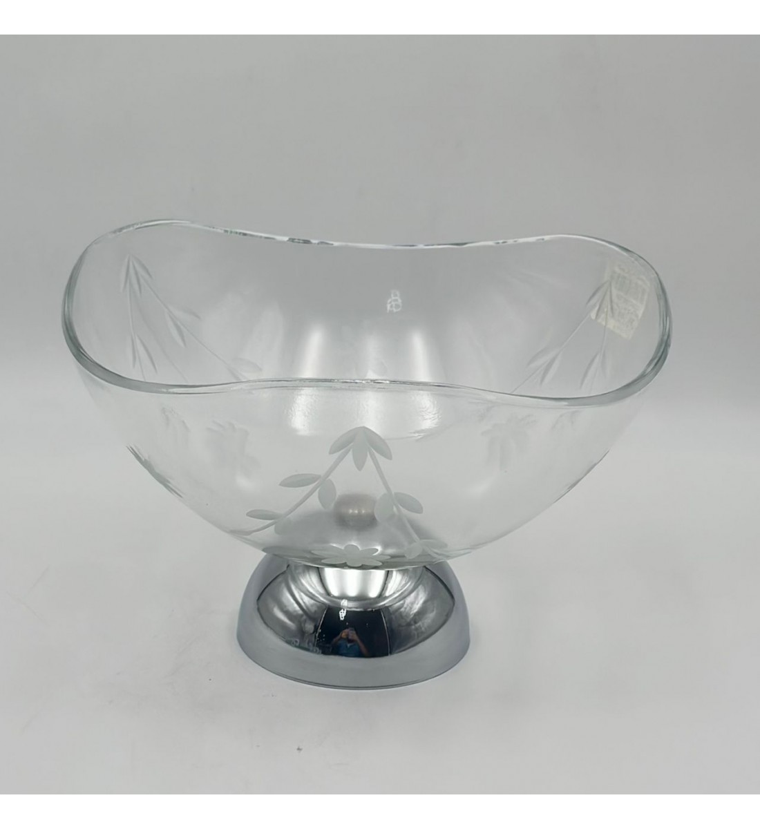 صحن تقديم زجاح فاخرة – تصميم أنيق وعصري24×24×16سم 