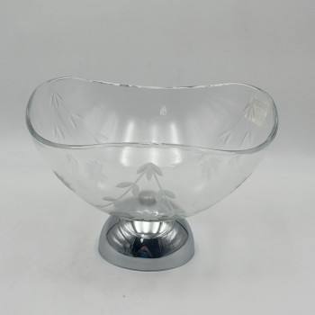 صحن تقديم زجاح فاخرة – تصميم أنيق وعصري24×24×16سم 