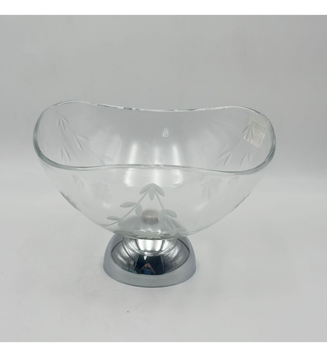 صحن تقديم زجاح فاخرة – تصميم أنيق وعصري24×24×16سم 