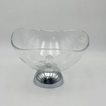 صحن تقديم زجاح فاخرة – تصميم أنيق وعصري24×24×16سم 