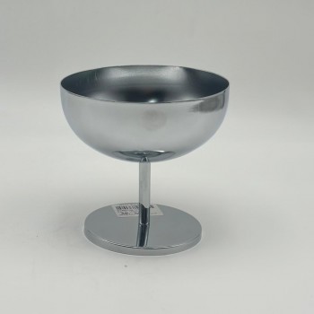 صحن تقديم معدنية فاخرة – تصميم أنيق وعصري 12×12×12سم 