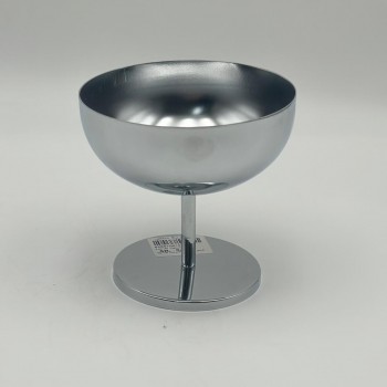 صحن تقديم معدنية فاخرة – تصميم أنيق وعصري 12×12×12سم 