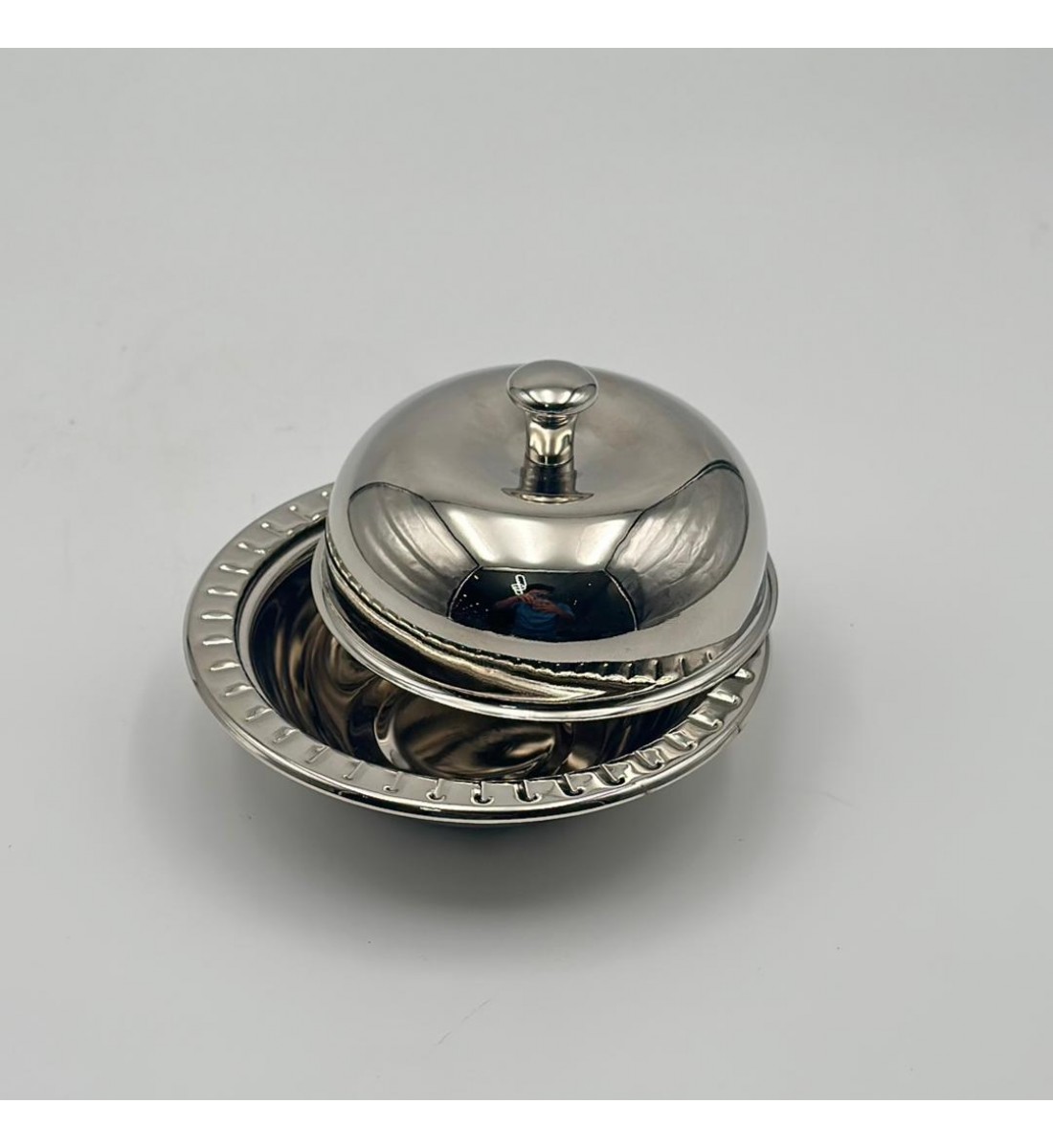 تمريه استيل فضي 12سم