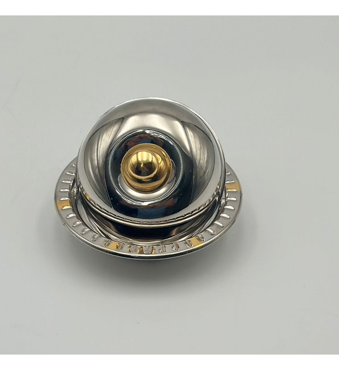 تمريه استيل فضي 12سم