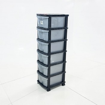 وحدة ادراج تخزين بلاستيك6ادراج 137×37×45سم 