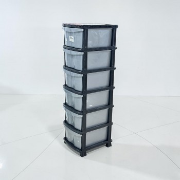 وحدة ادراج تخزين بلاستيك6ادراج 137×37×45سم 