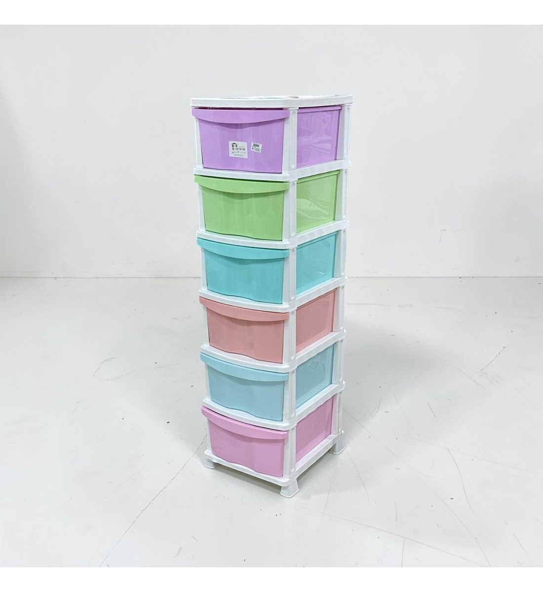 وحدة ادراج تخزين بلاستيك6ادراج 137×37×45سم 