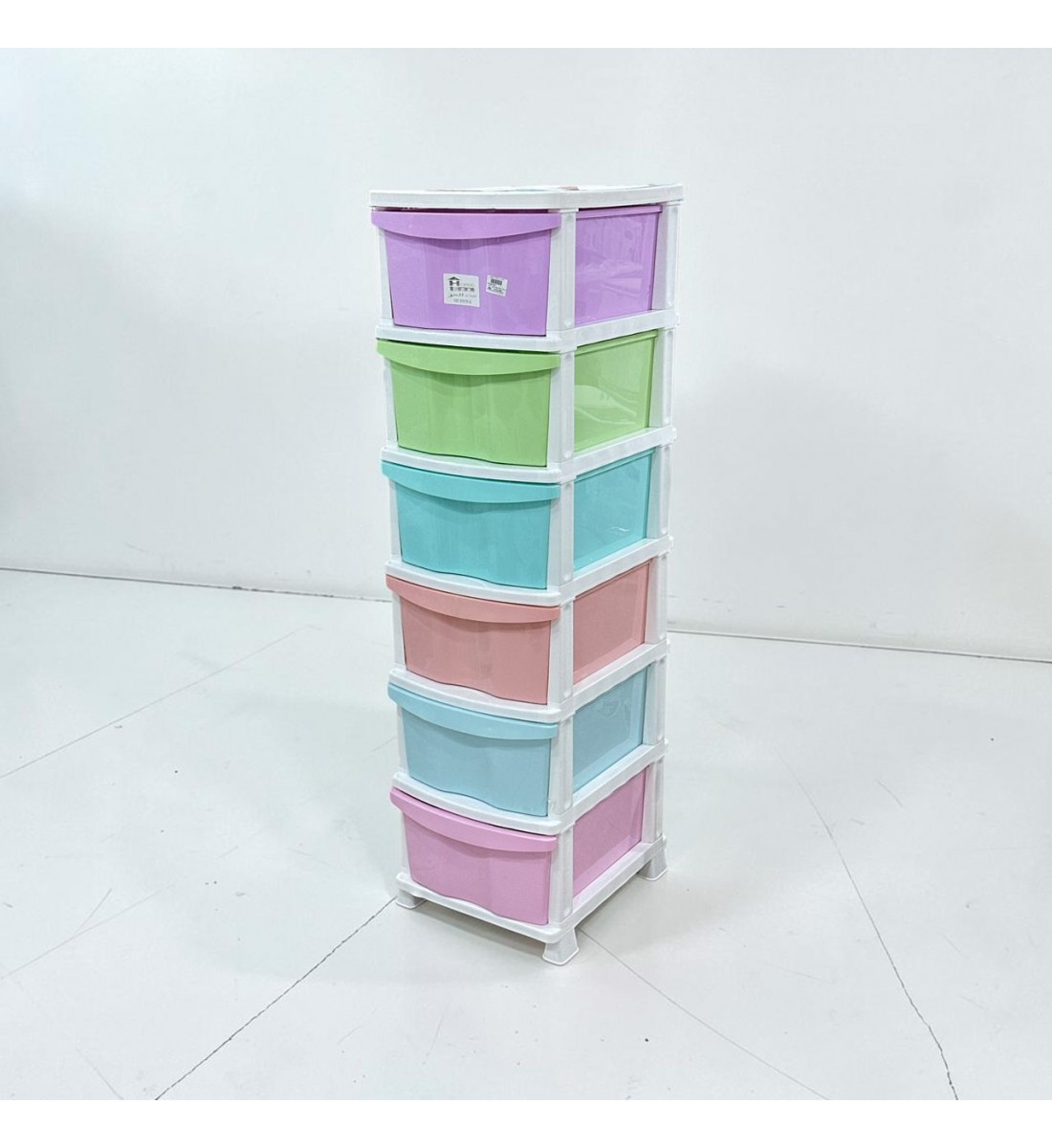 وحدة ادراج تخزين بلاستيك6ادراج 137×37×45سم 