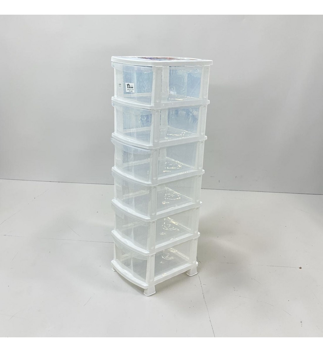 وحدة ادراج تخزين بلاستيك6ادراج 137×37×45سم 