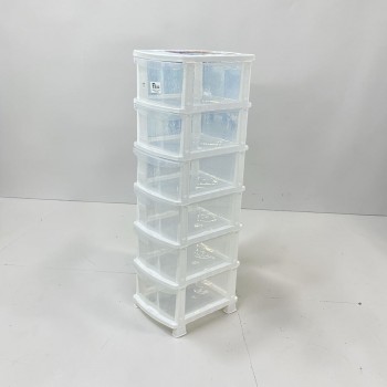 وحدة ادراج تخزين بلاستيك6ادراج 137×37×45سم 