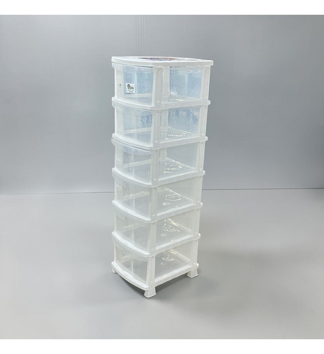 وحدة ادراج تخزين بلاستيك6ادراج 137×37×45سم 