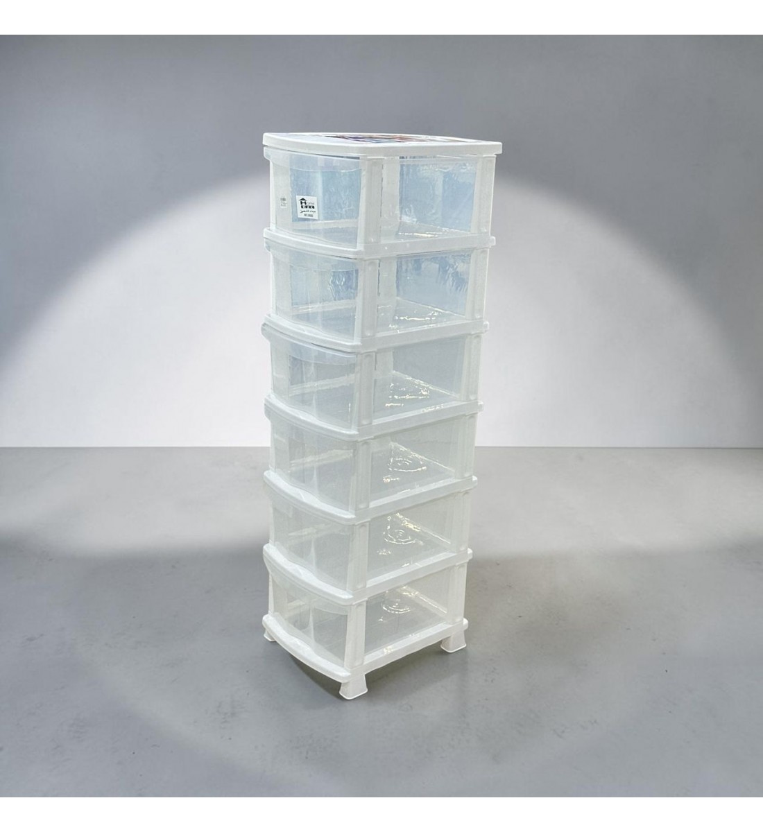 وحدة ادراج تخزين بلاستيك6ادراج 137×37×45سم 