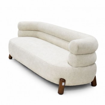 كنبة مفردة قماش بتصميم عصري70×55×190سم ارتفاع الجلسة 40سم 