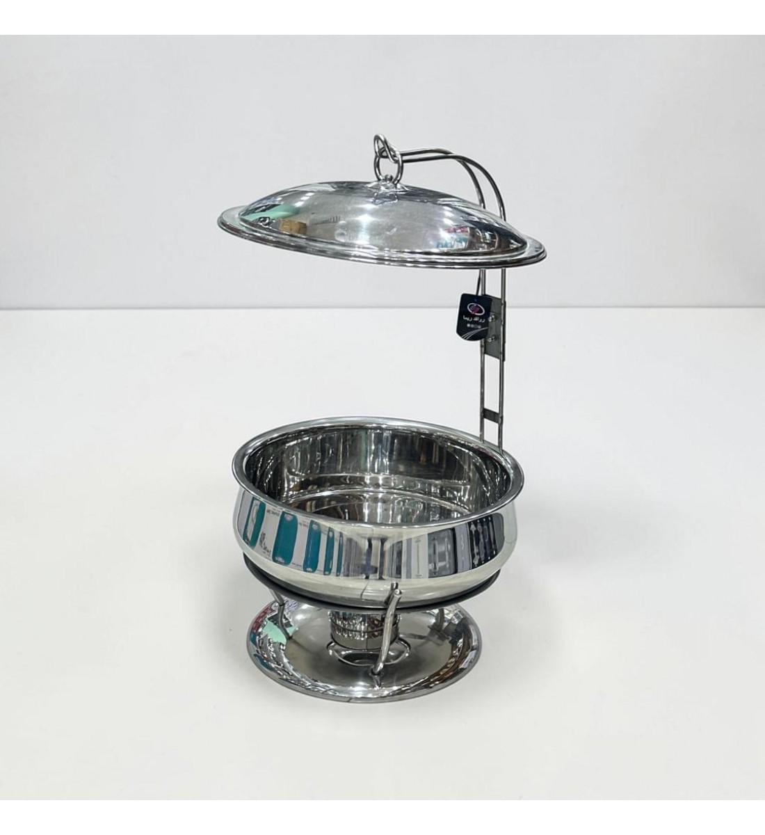 سخان طعام من الستانلس ستيل هندي غطاء استيل –6000مل 