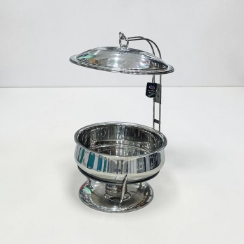 سخان طعام من الستانلس ستيل هندي غطاء استيل –8000مل 