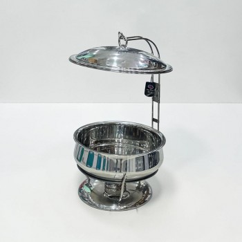 سخان طعام من الستانلس ستيل هندي غطاء استيل –8000مل 