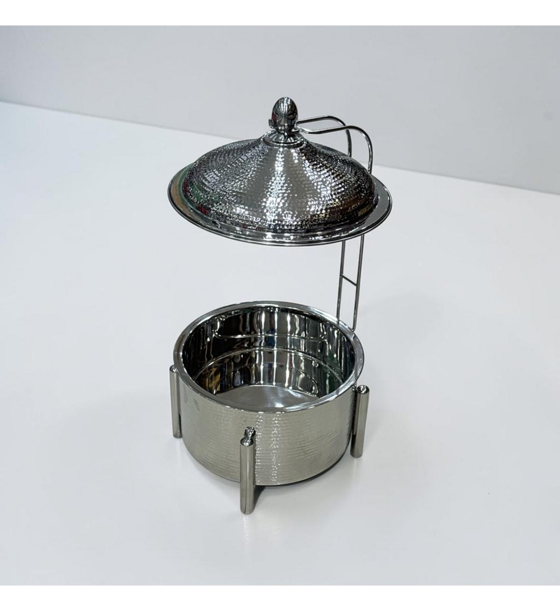 سخان طعام من الستانلس ستيل هندي غطاء استيل6لتر 