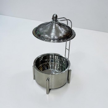 سخان طعام من الستانلس ستيل هندي غطاء استيل6لتر 