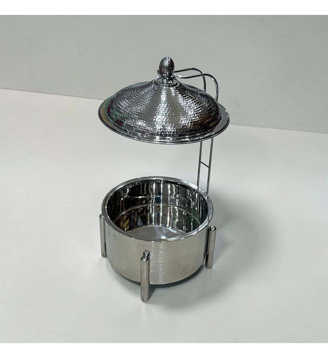 سخان طعام من الستانلس ستيل هندي غطاء استيل6لتر 