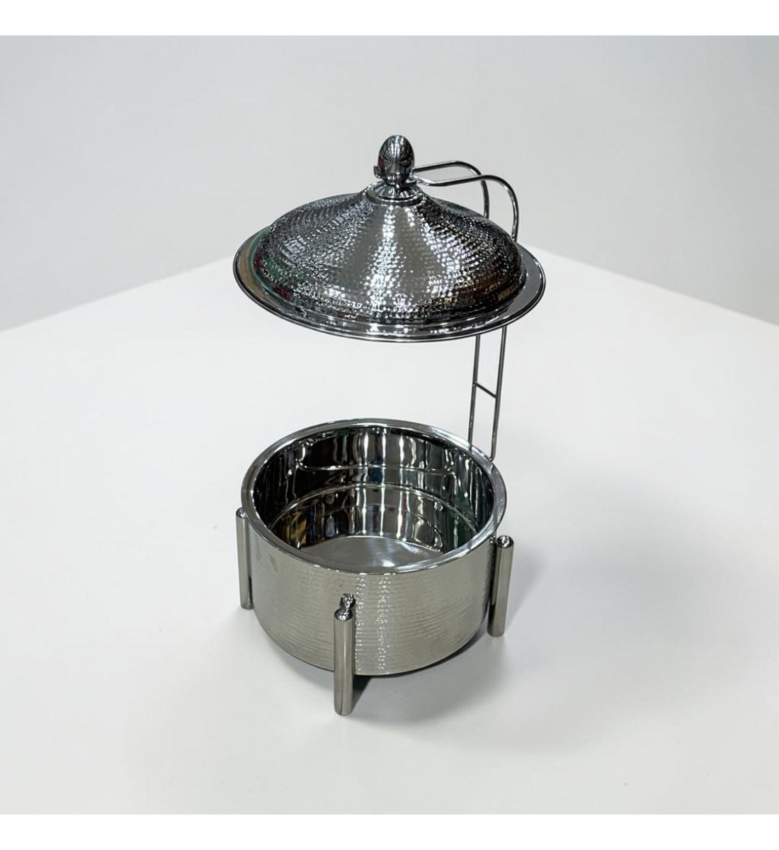 سخان طعام من الستانلس ستيل هندي غطاء استيل6لتر 