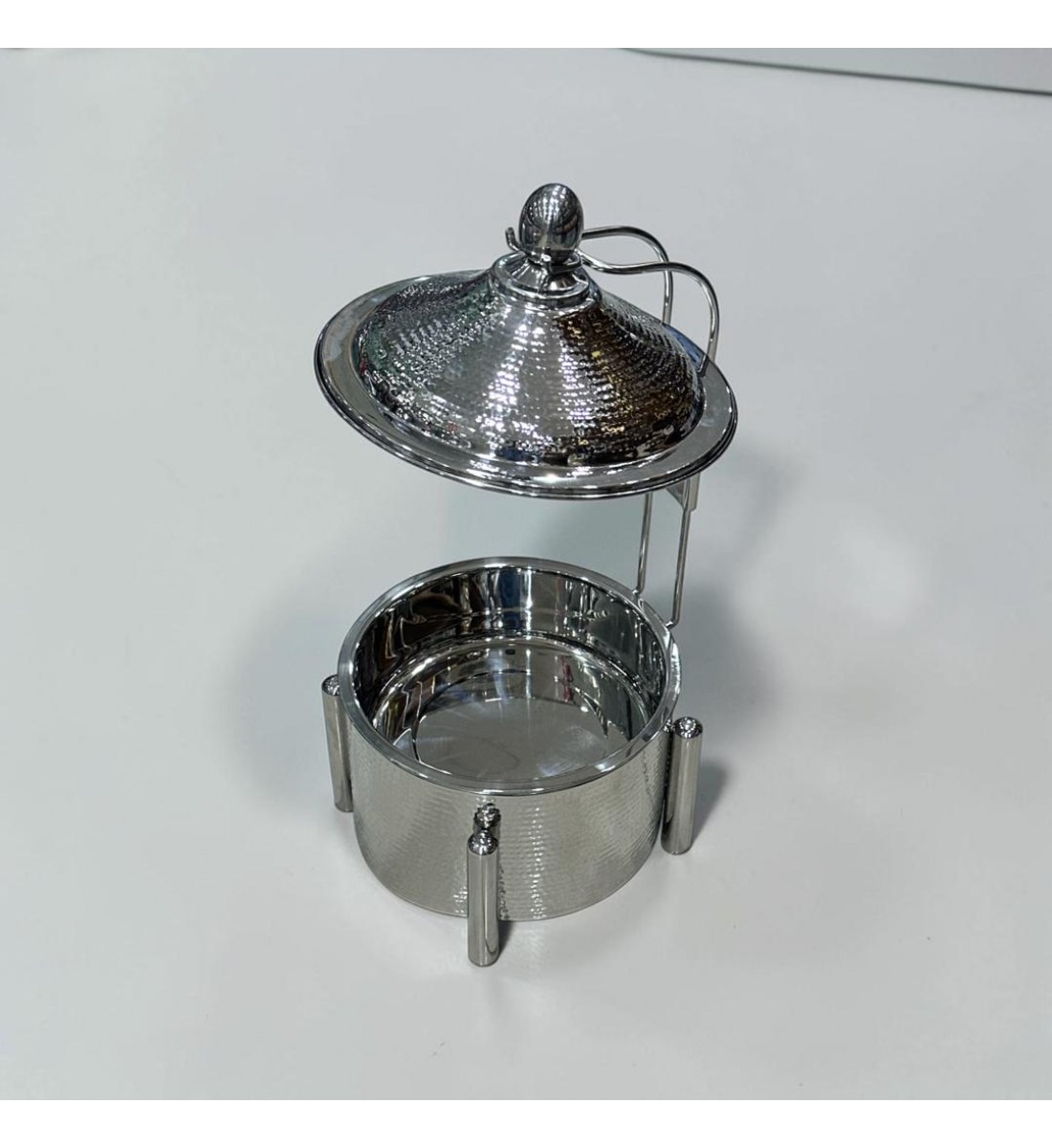 سخان طعام من الستانلس ستيل هندي غطاء استيل4لتر 