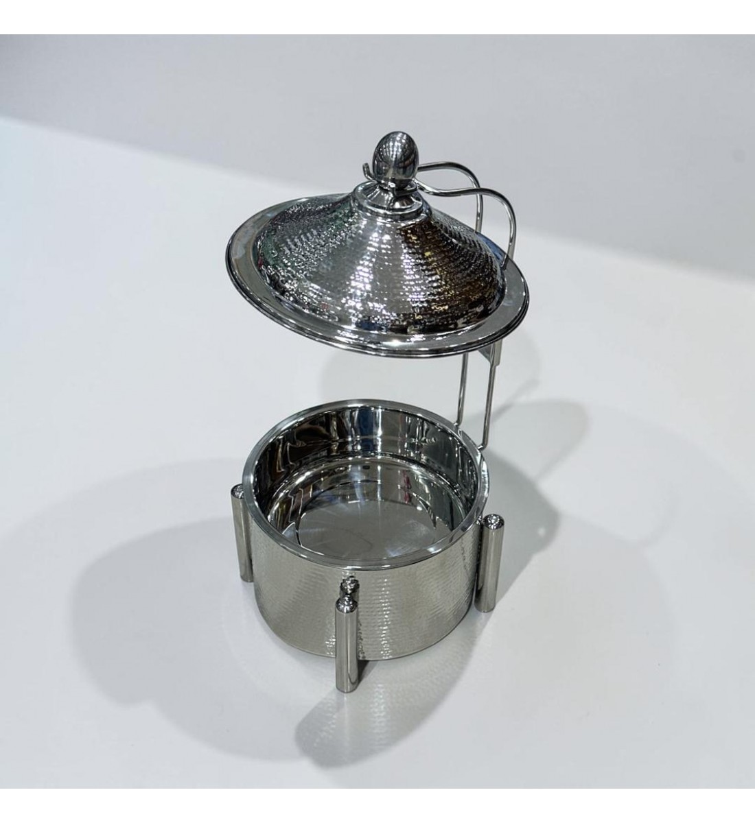 سخان طعام من الستانلس ستيل هندي غطاء استيل4لتر 