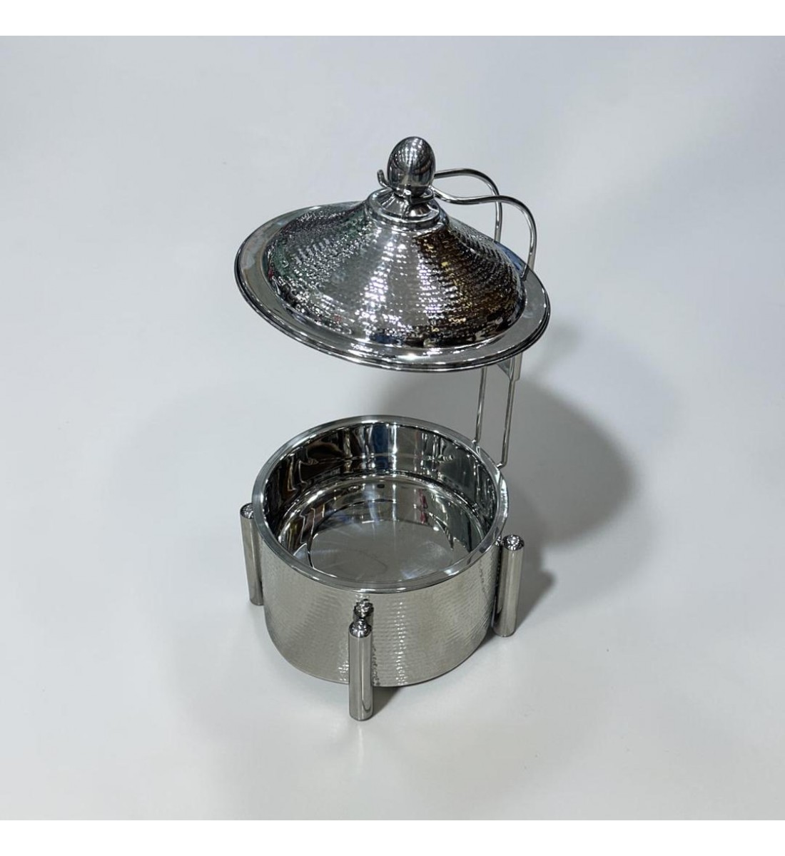 سخان طعام من الستانلس ستيل هندي غطاء استيل4لتر 