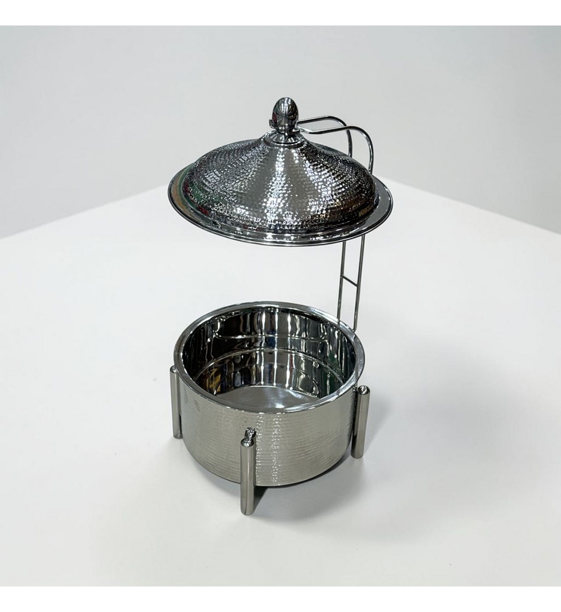 سخان طعام من الستانلس ستيل هندي غطاء استيل8لتر 