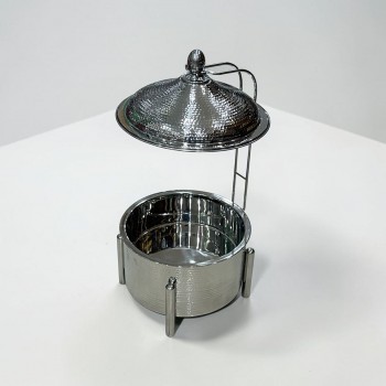 سخان طعام من الستانلس ستيل هندي غطاء استيل8لتر 